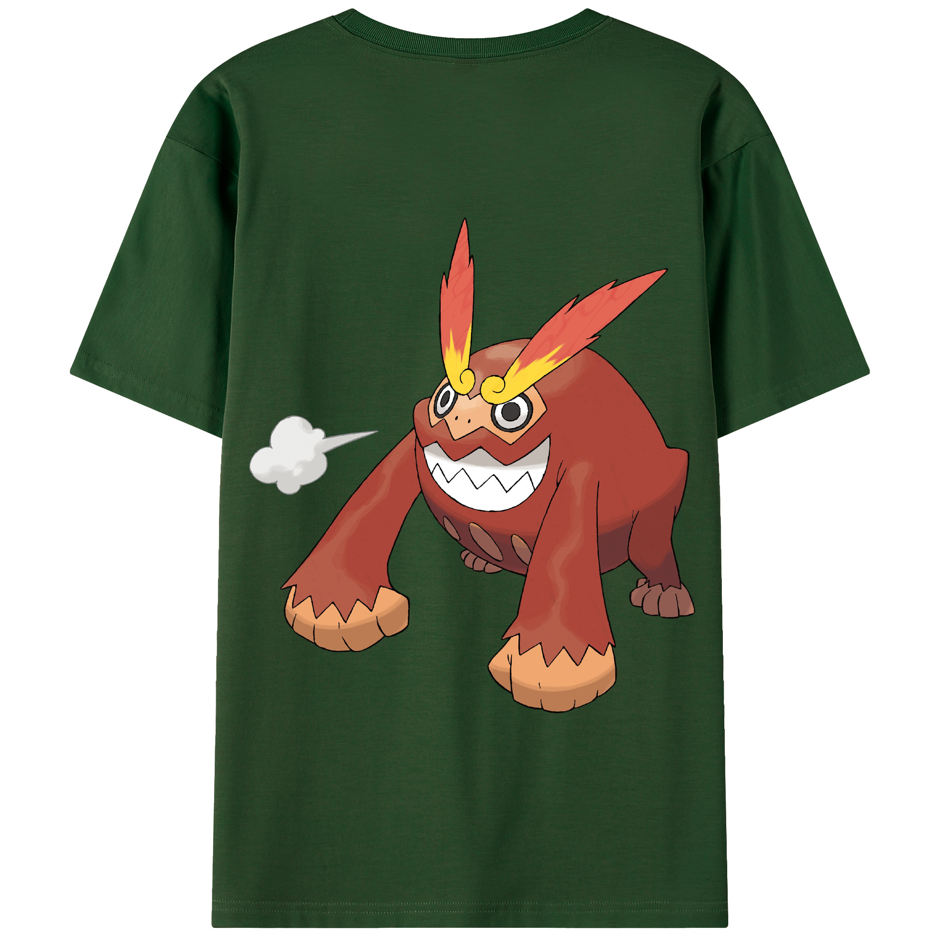 （画像用） ポケットモンスター Pokémon 綿100％半袖Tシャツ（背面プリント）